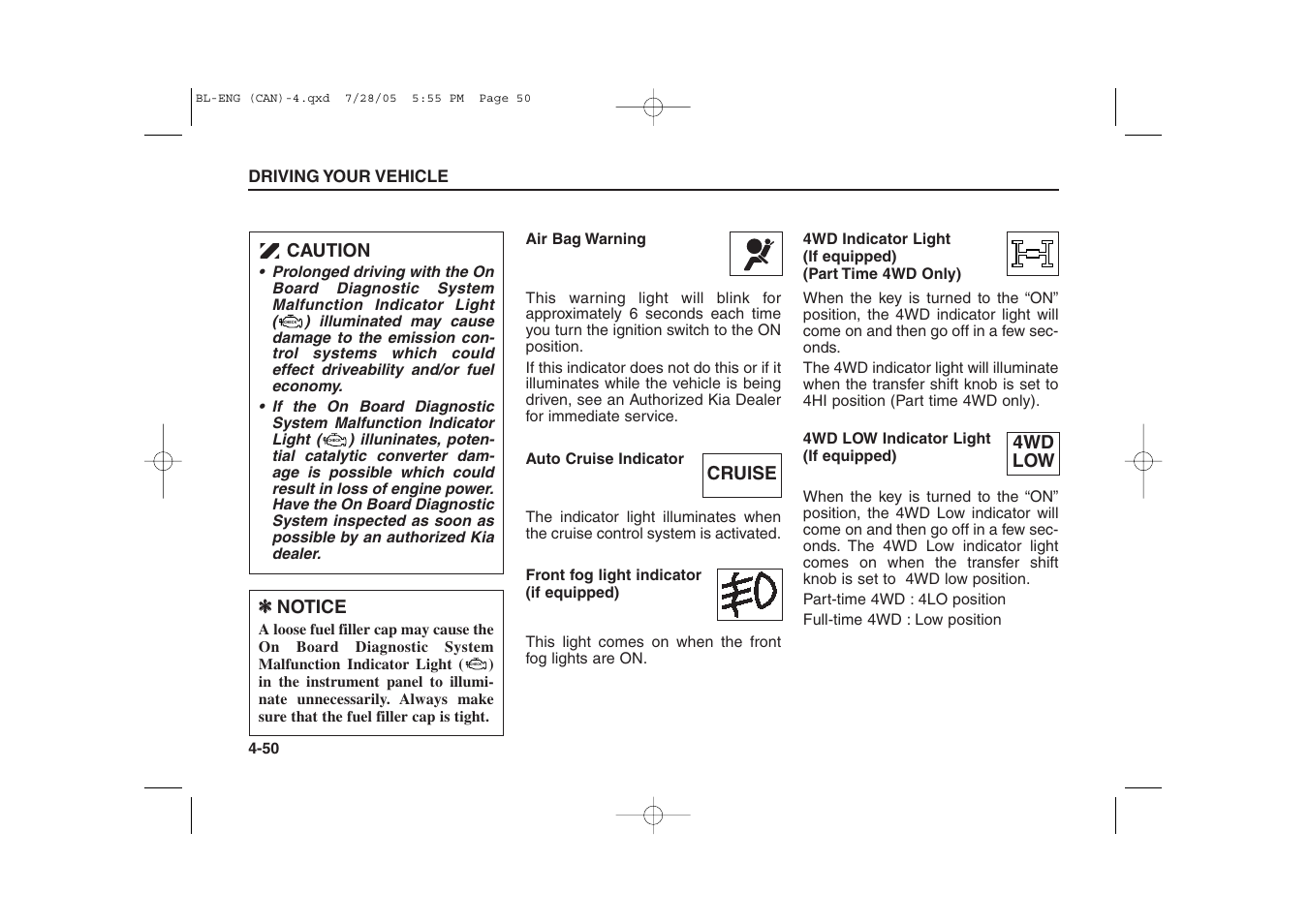 KIA Sorento 2006 User Manual | Page 148 / 312