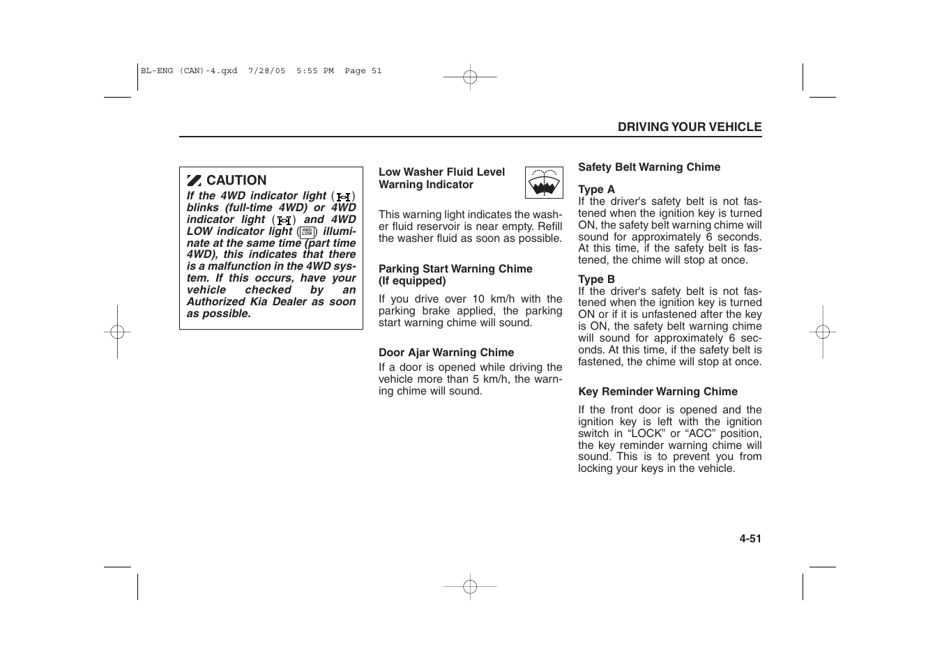 KIA Sorento 2006 User Manual | Page 149 / 312