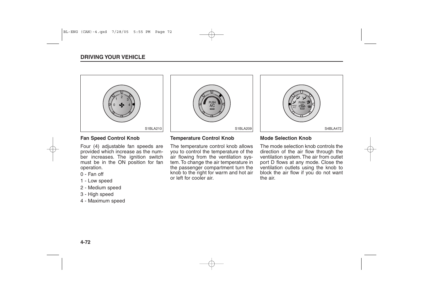 Driving your vehicle | KIA Sorento 2006 User Manual | Page 170 / 312