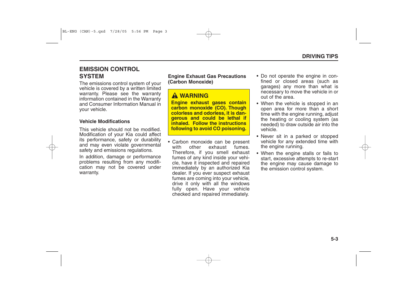 KIA Sorento 2006 User Manual | Page 190 / 312