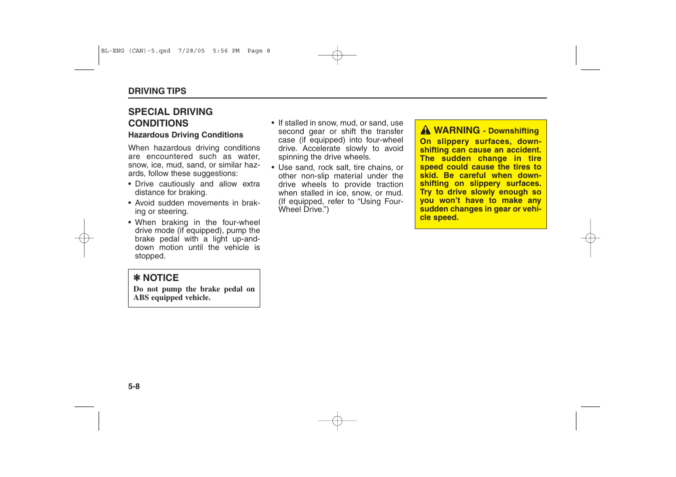 KIA Sorento 2006 User Manual | Page 195 / 312