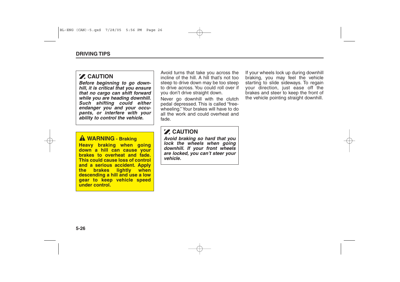 KIA Sorento 2006 User Manual | Page 213 / 312