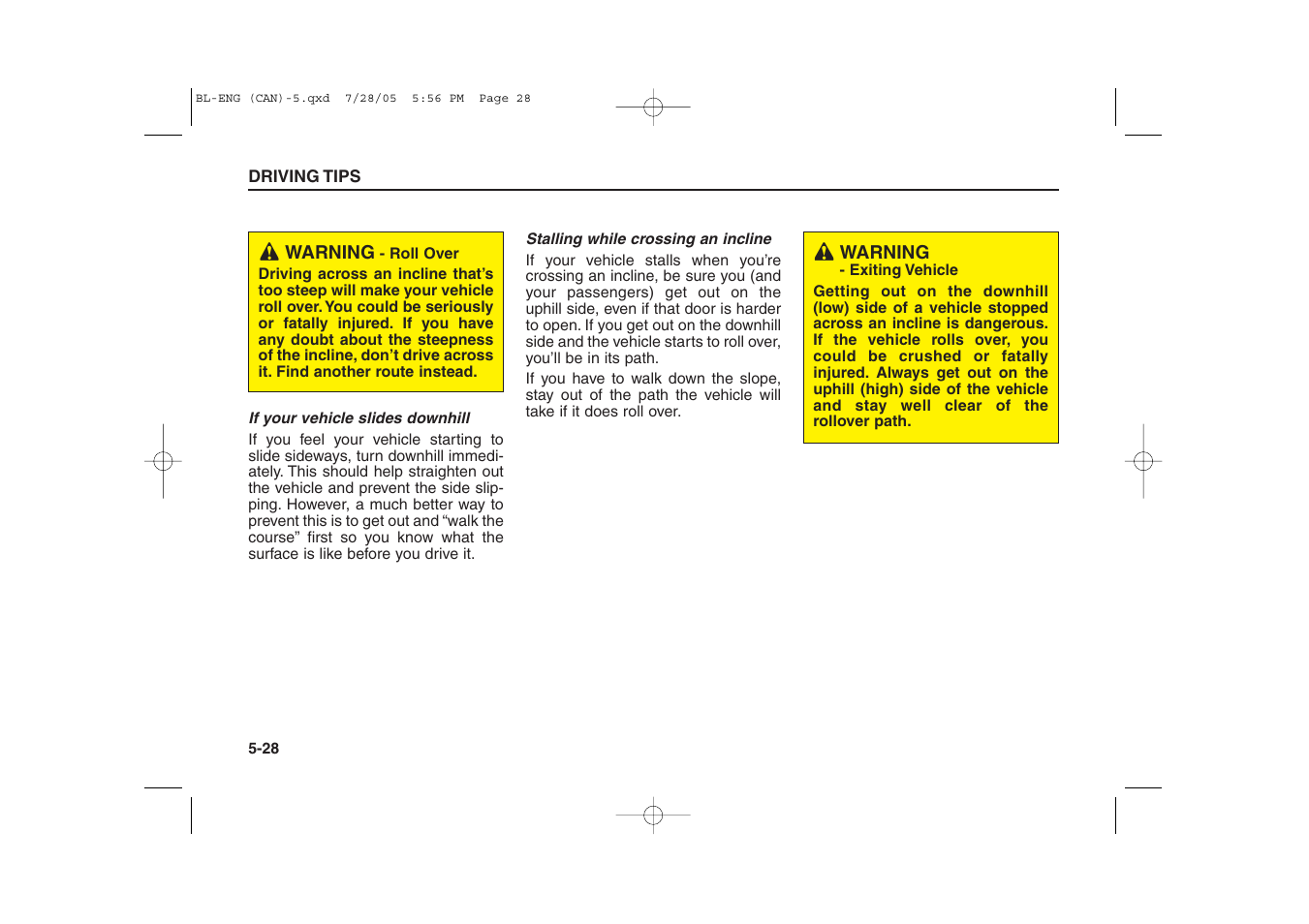 KIA Sorento 2006 User Manual | Page 215 / 312