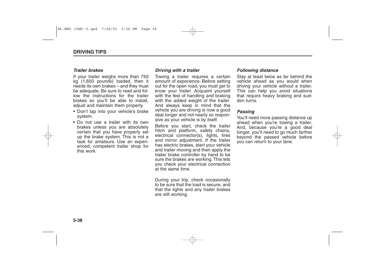 KIA Sorento 2006 User Manual | Page 225 / 312