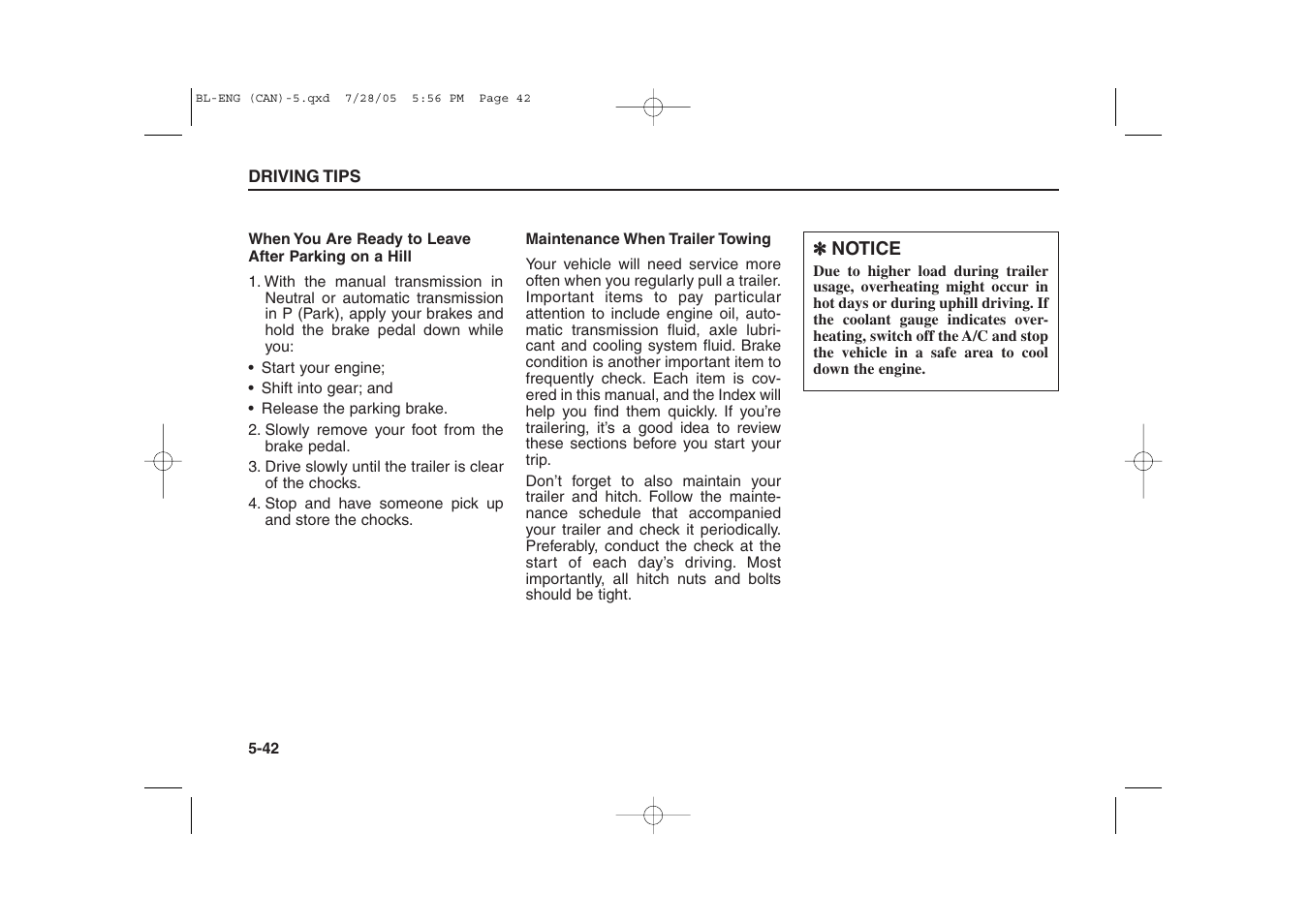 KIA Sorento 2006 User Manual | Page 229 / 312