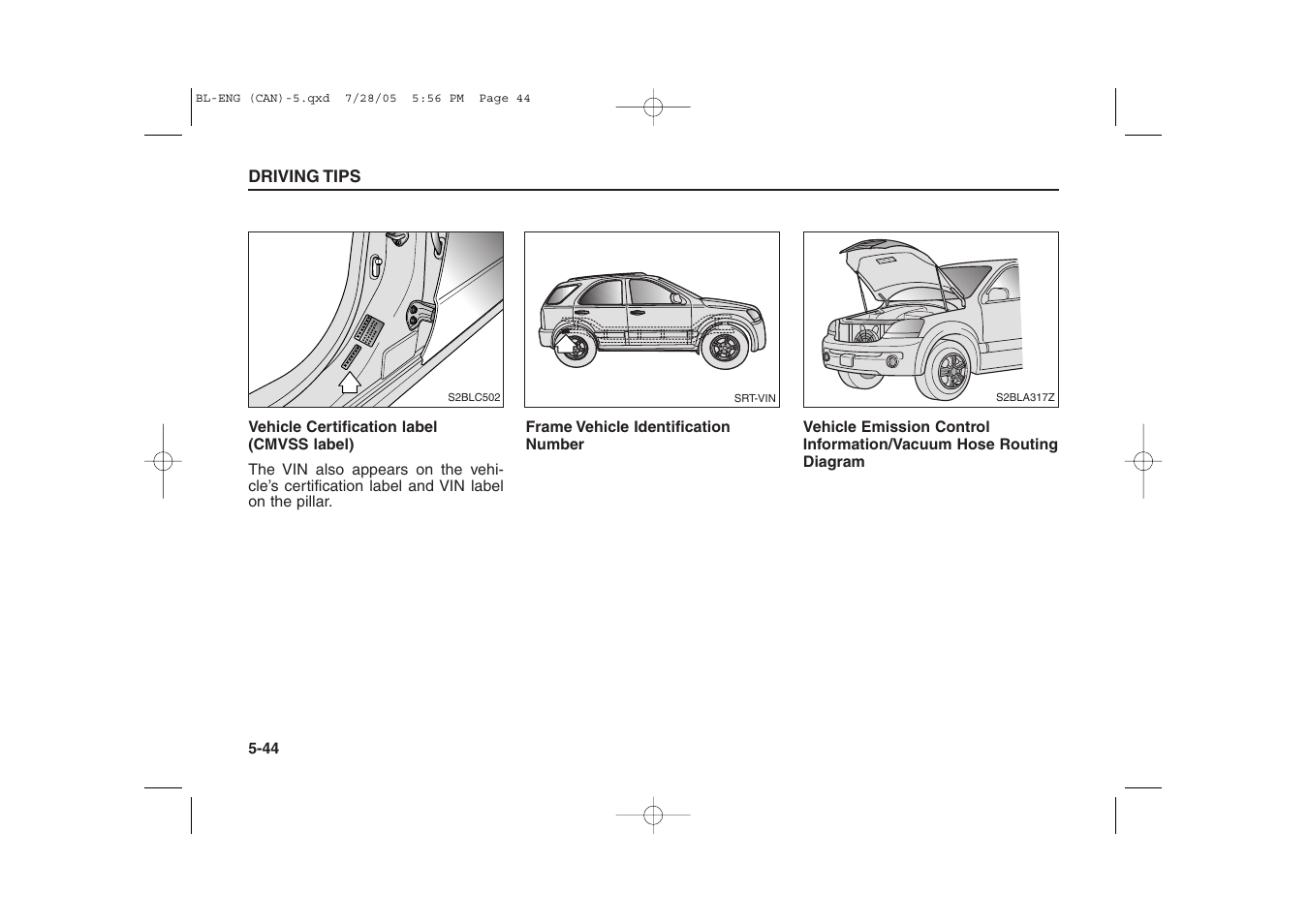 Driving tips | KIA Sorento 2006 User Manual | Page 231 / 312