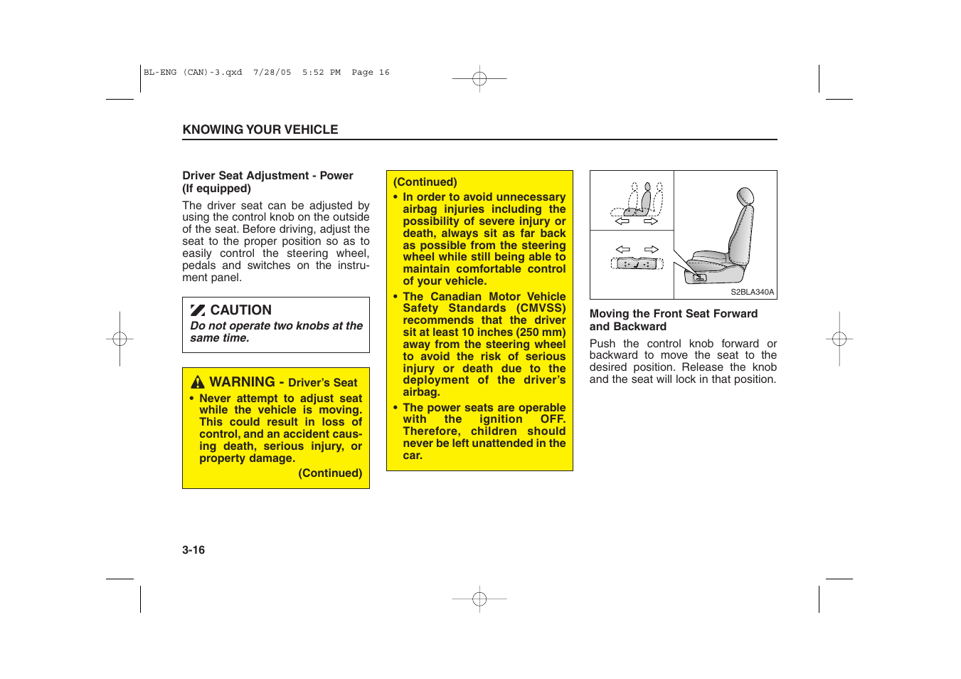 KIA Sorento 2006 User Manual | Page 25 / 312