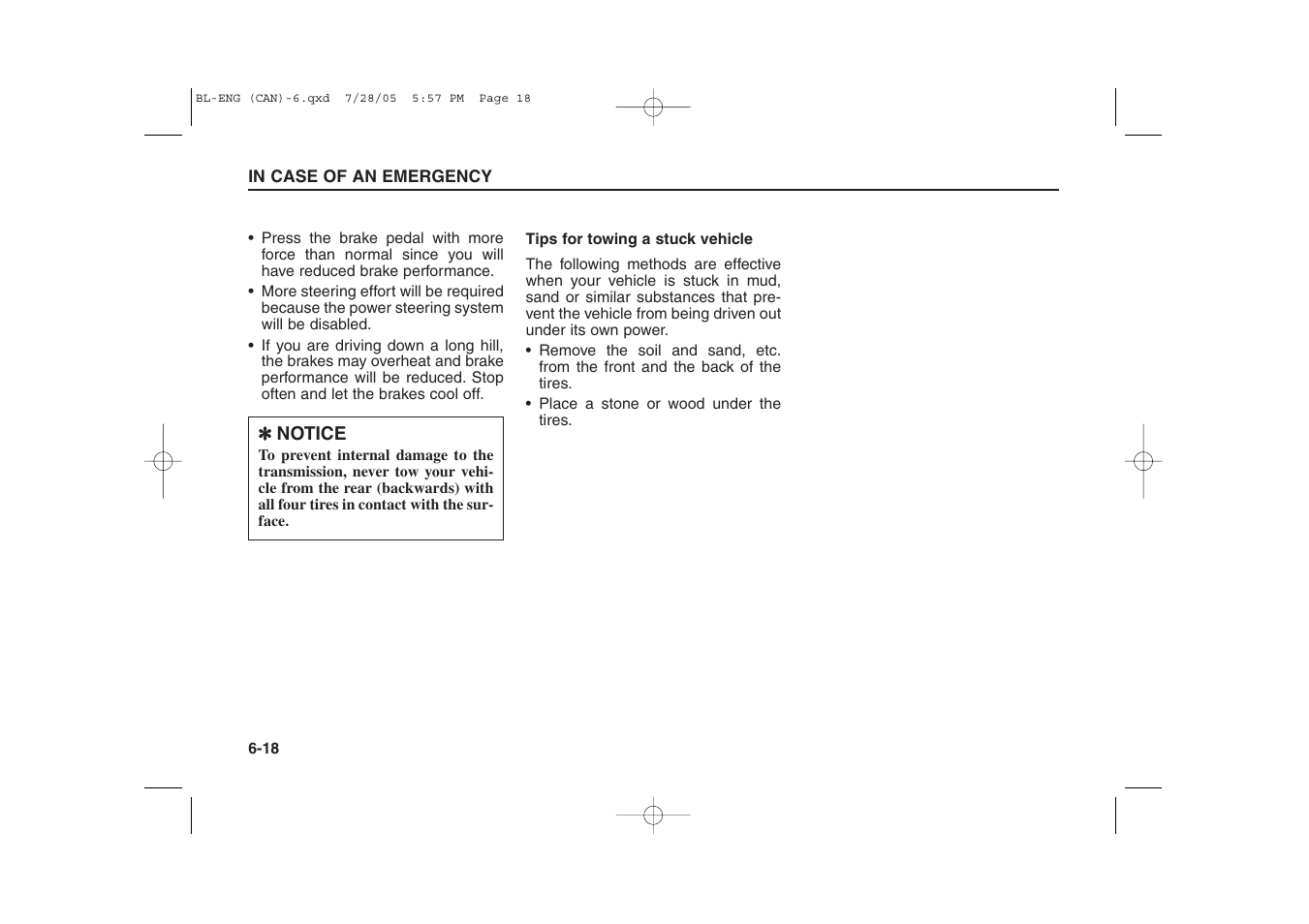 KIA Sorento 2006 User Manual | Page 250 / 312