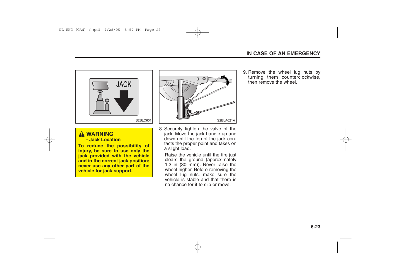 Jack | KIA Sorento 2006 User Manual | Page 255 / 312