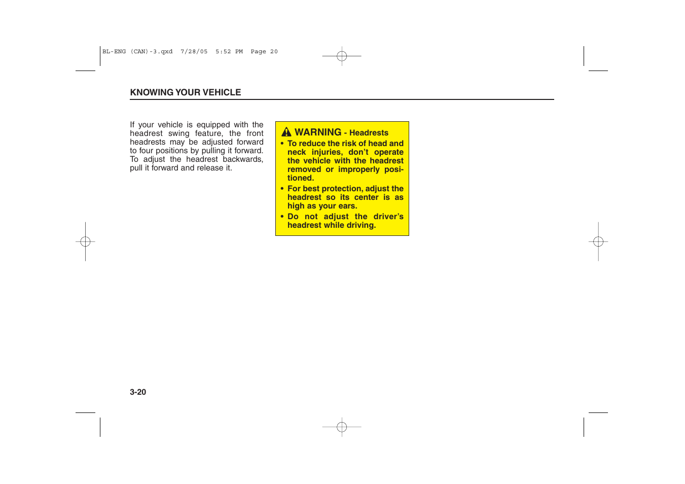 KIA Sorento 2006 User Manual | Page 29 / 312