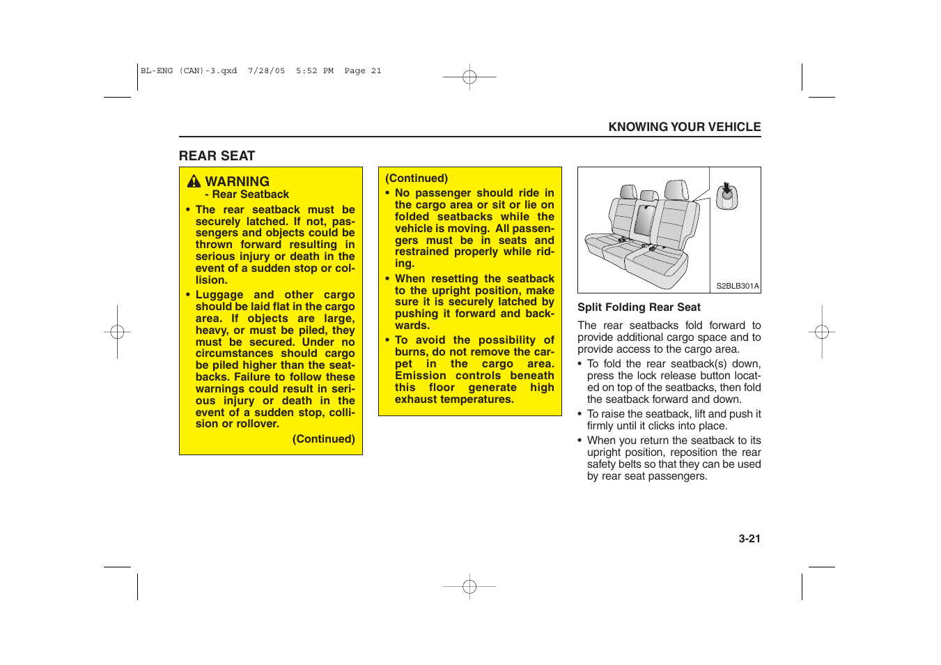 KIA Sorento 2006 User Manual | Page 30 / 312