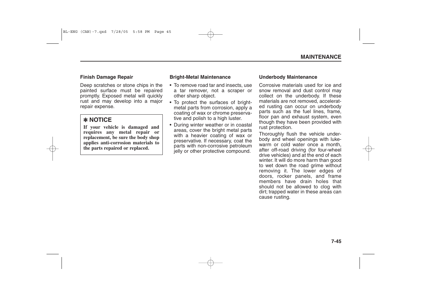 KIA Sorento 2006 User Manual | Page 302 / 312