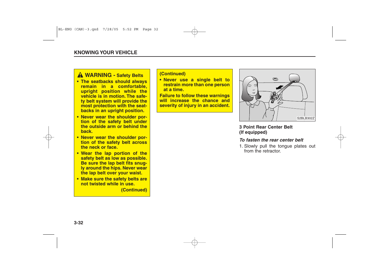 KIA Sorento 2006 User Manual | Page 41 / 312