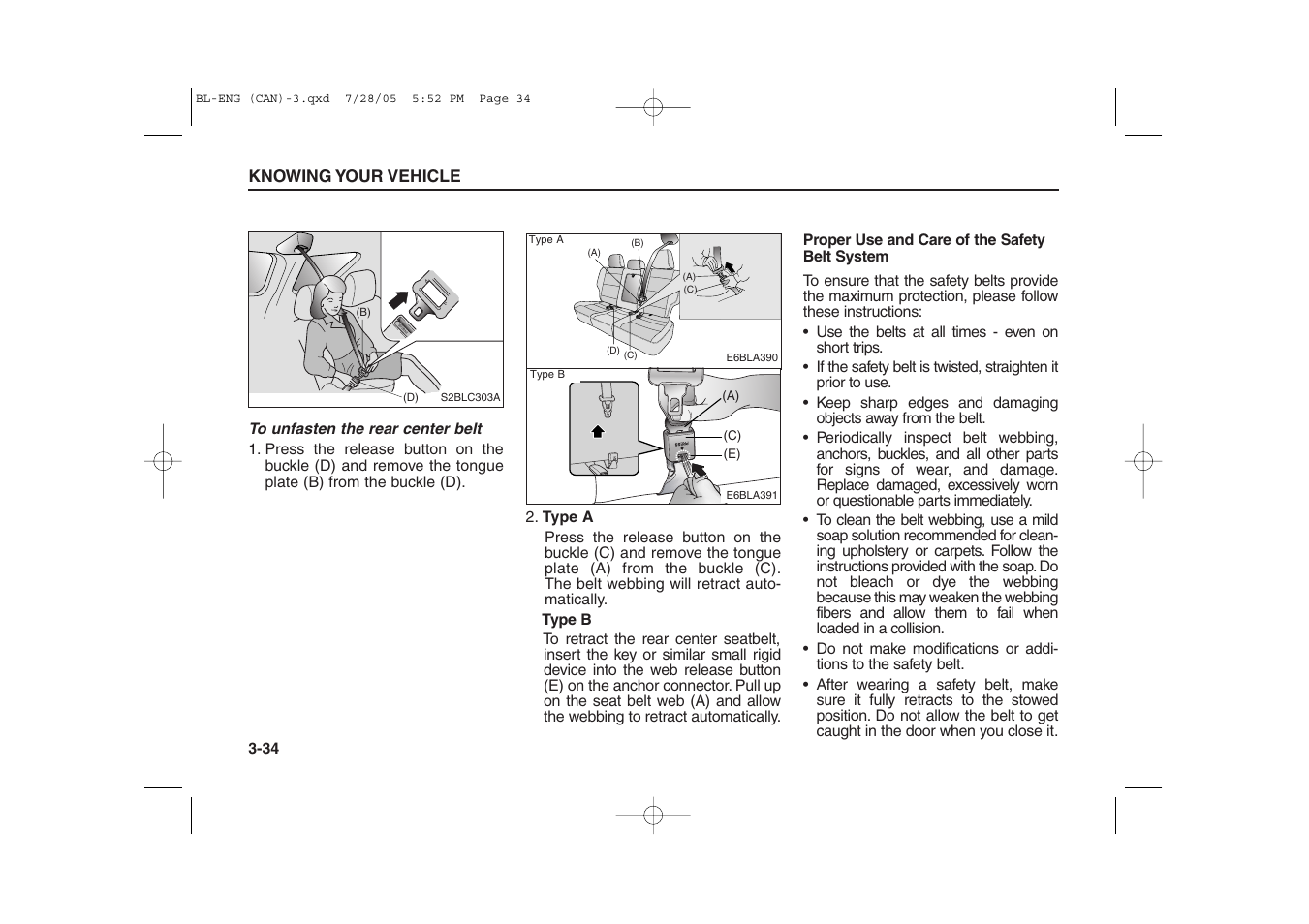 KIA Sorento 2006 User Manual | Page 43 / 312