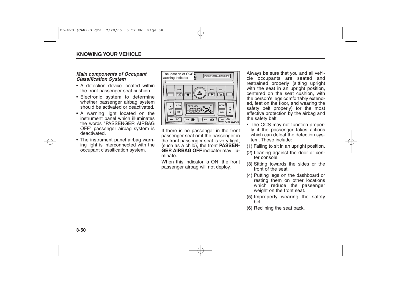 KIA Sorento 2006 User Manual | Page 59 / 312