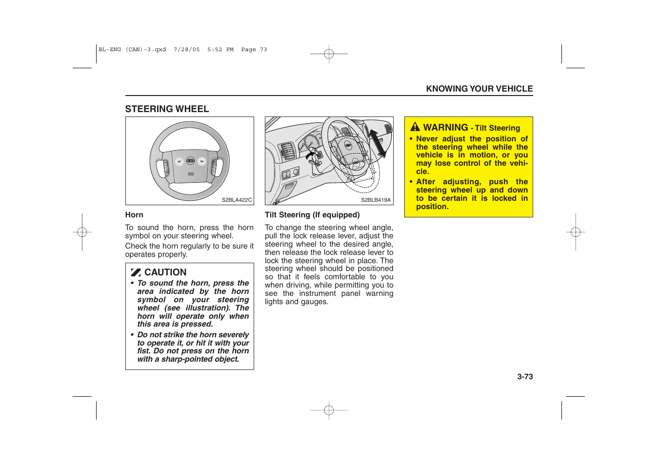 KIA Sorento 2006 User Manual | Page 82 / 312