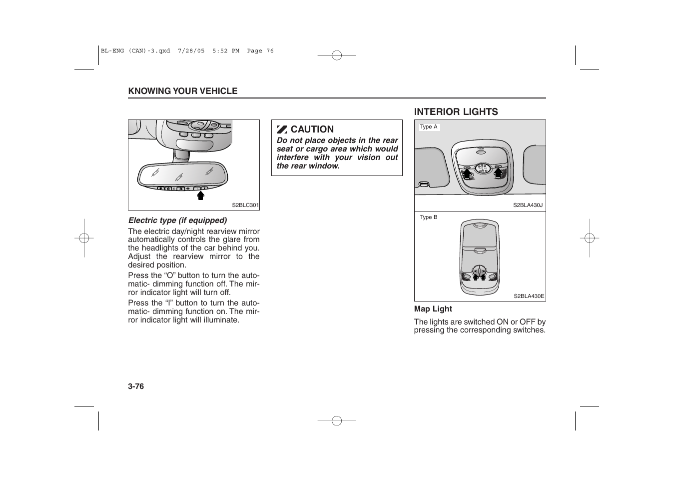 Tilt slide | KIA Sorento 2006 User Manual | Page 85 / 312