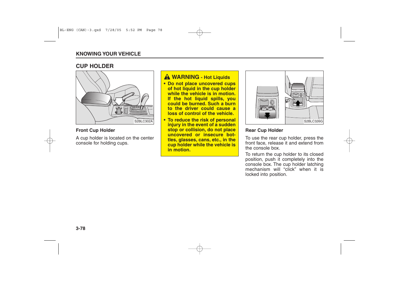 KIA Sorento 2006 User Manual | Page 87 / 312