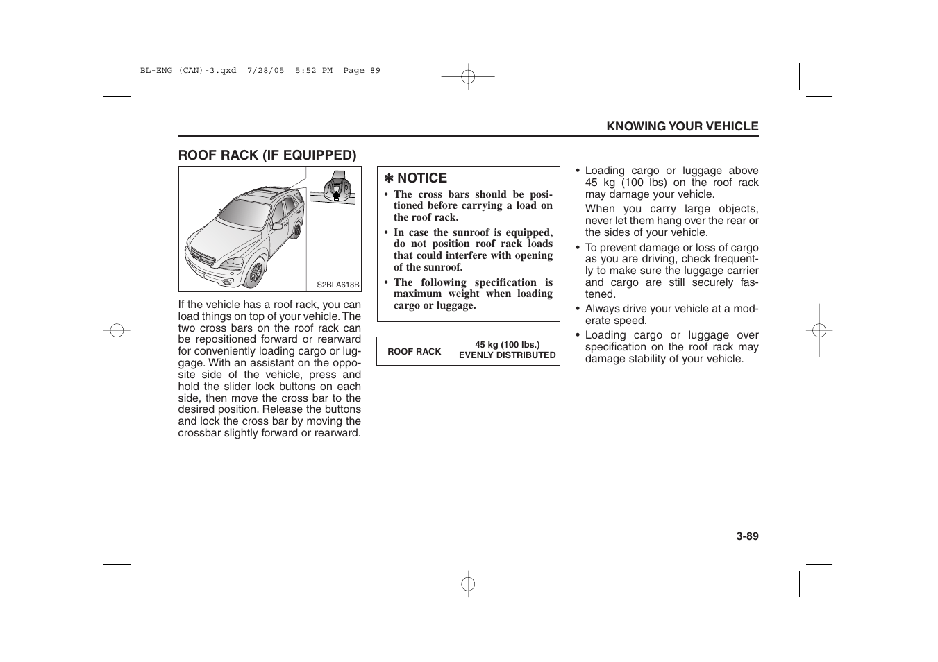 KIA Sorento 2006 User Manual | Page 98 / 312