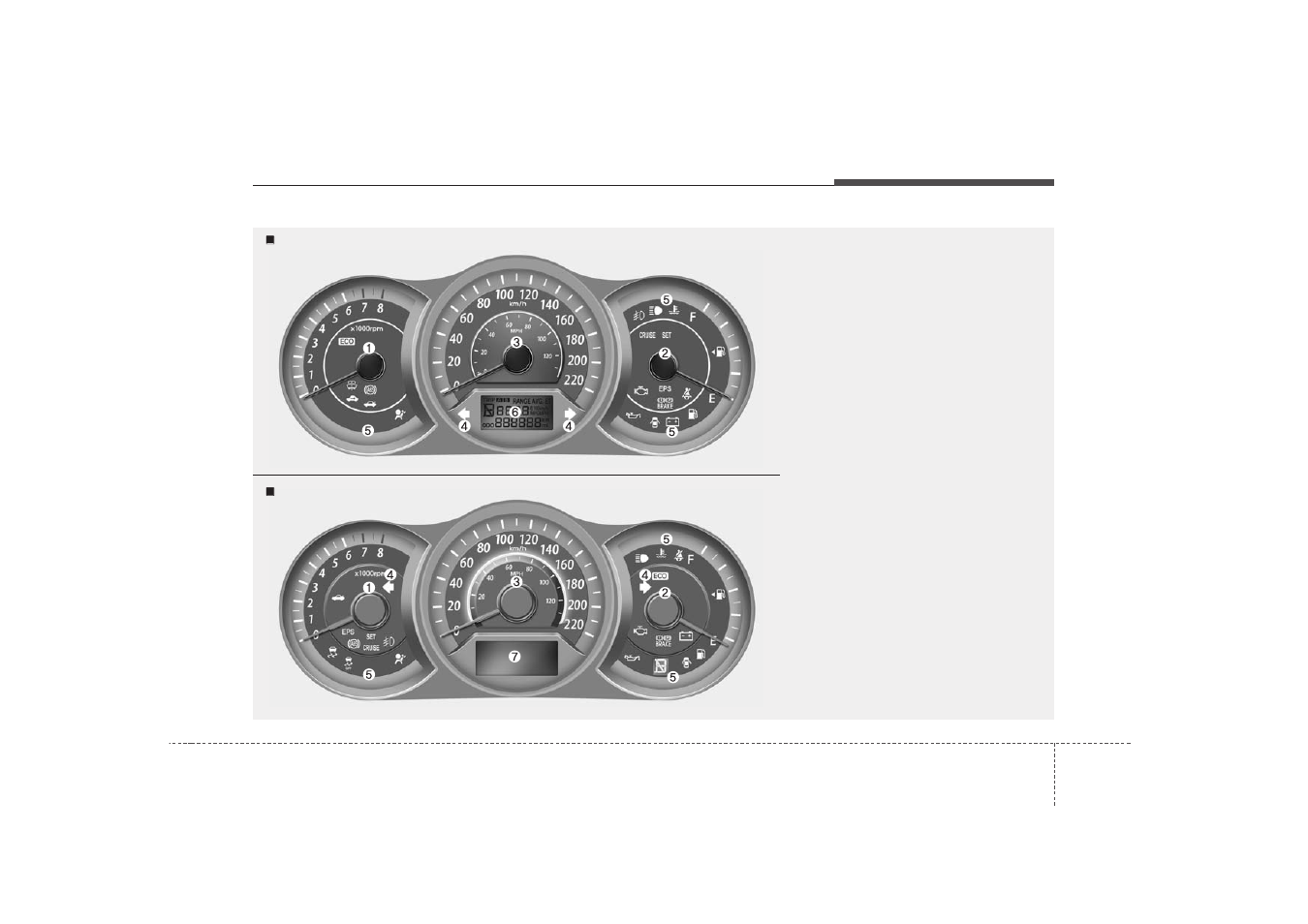 Features of your vehicle, Instrument cluster | KIA Forte_Forte5_Forte Koup 2010 User Manual | Page 102 / 321