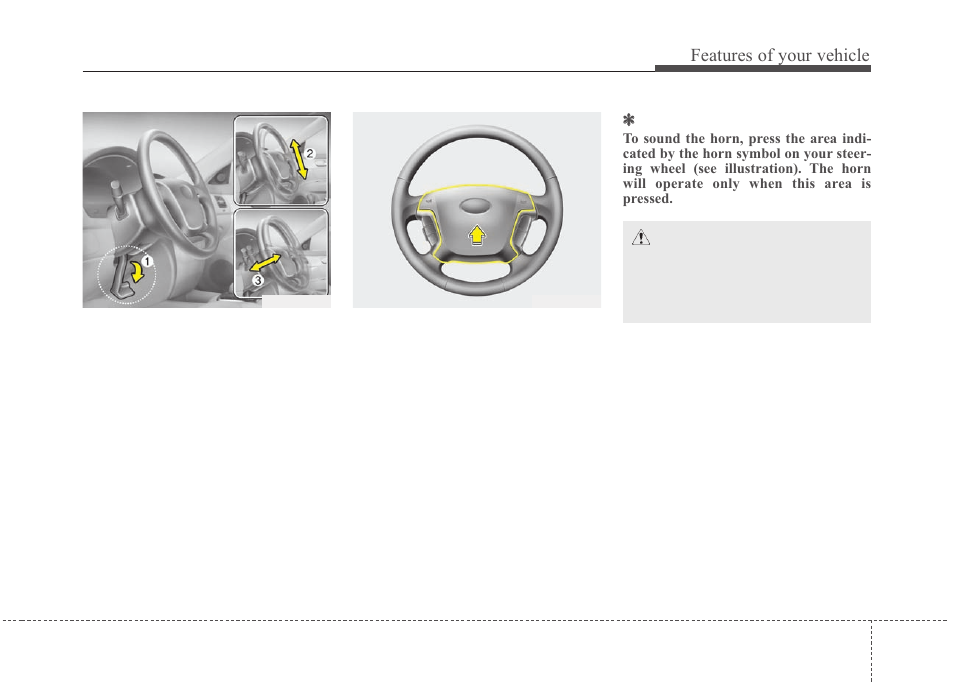Features of your vehicle | KIA Magentis 2010 User Manual | Page 101 / 336
