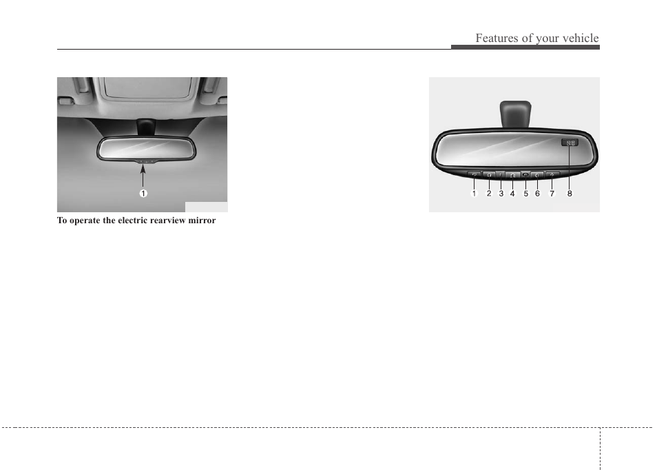 Features of your vehicle | KIA Magentis 2010 User Manual | Page 103 / 336