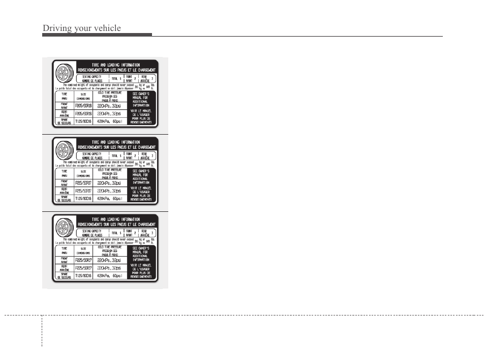 Driving your vehicle | KIA Magentis 2010 User Manual | Page 242 / 336