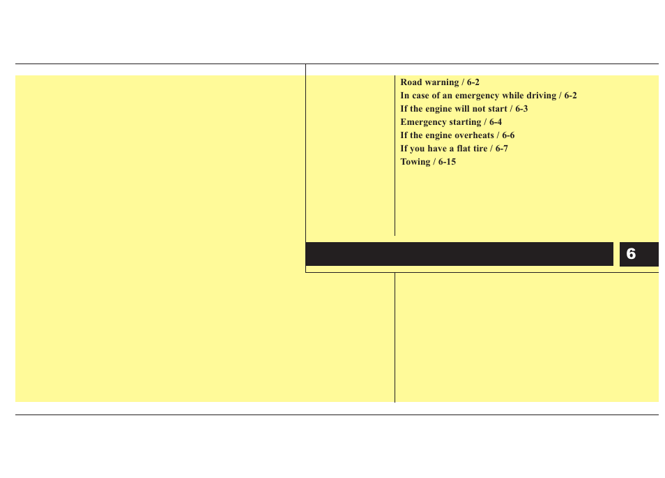 Mg (can) eng 6, What to do in an emergency | KIA Magentis 2010 User Manual | Page 248 / 336