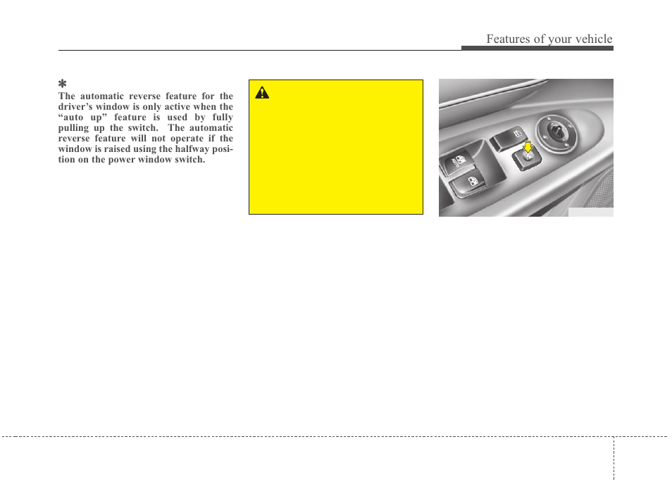 Features of your vehicle | KIA Magentis 2010 User Manual | Page 91 / 336