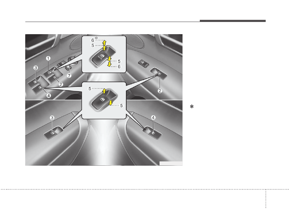 Features of your vehicle | KIA Borrego 2011 User Manual | Page 101 / 464