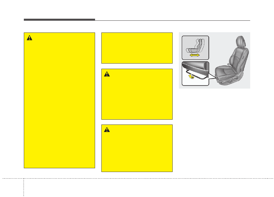 Safety features of your vehicle | KIA Borrego 2011 User Manual | Page 17 / 464