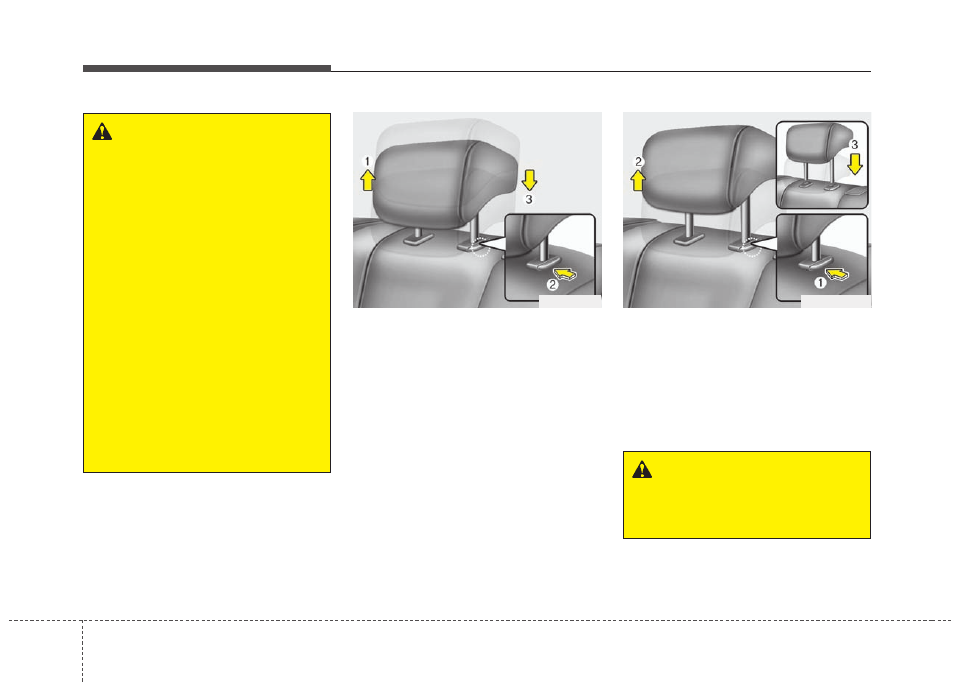 Safety features of your vehicle | KIA Borrego 2011 User Manual | Page 27 / 464