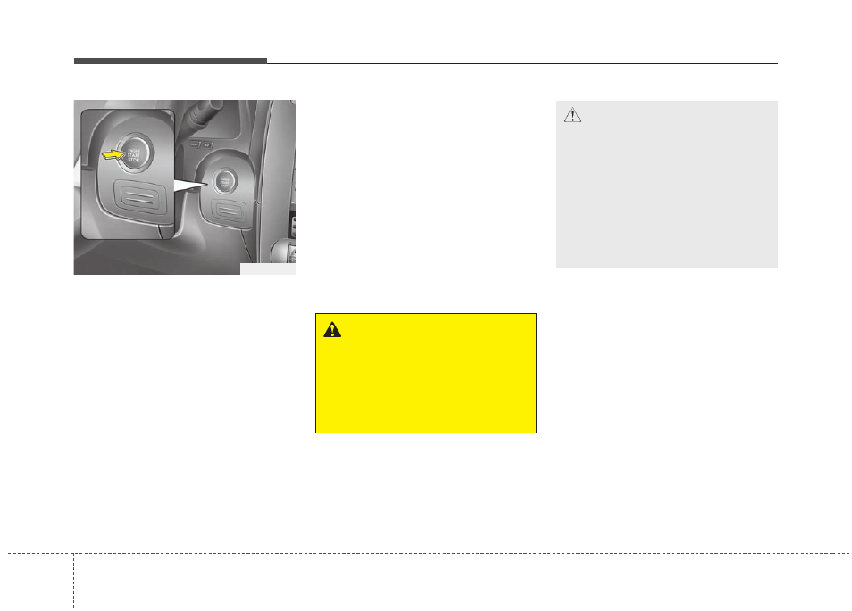 Driving your vehicle, Warning | KIA Borrego 2011 User Manual | Page 311 / 464