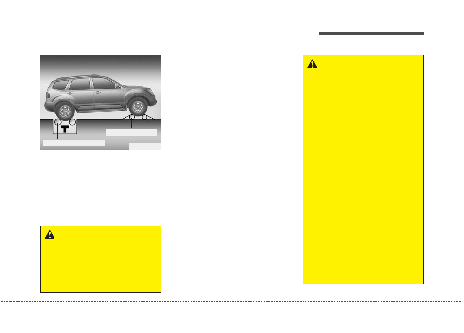 Driving your vehicle | KIA Borrego 2011 User Manual | Page 328 / 464