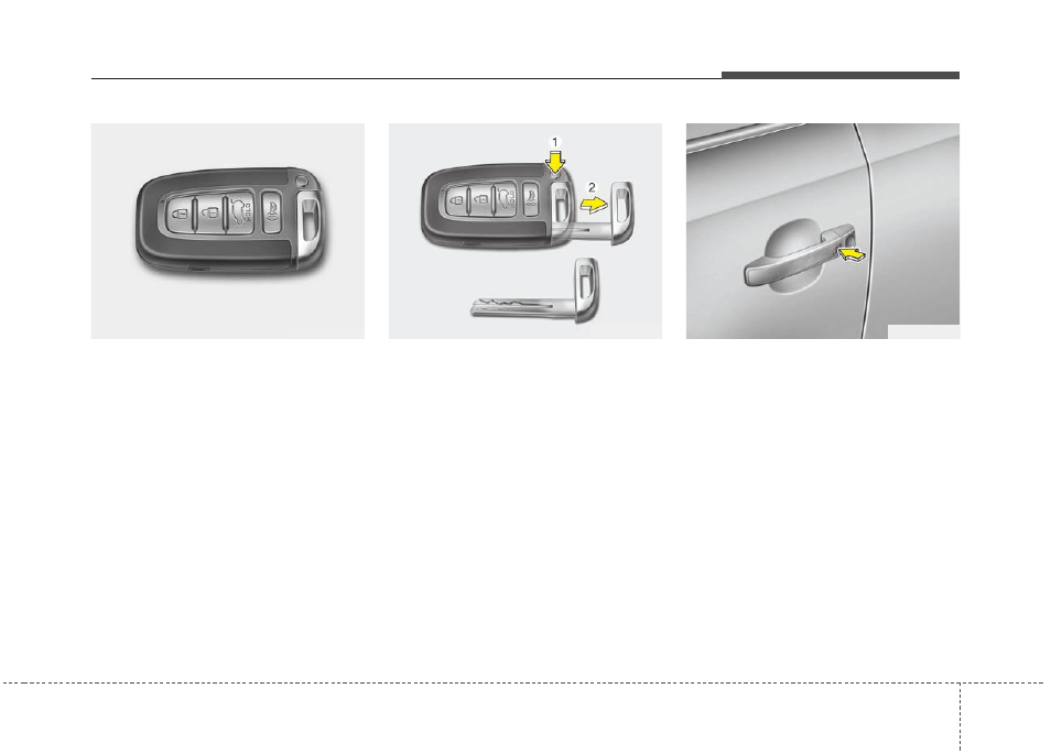 Features of your vehicle | KIA Borrego 2011 User Manual | Page 87 / 464