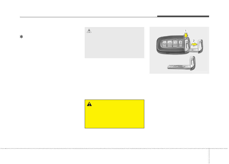 Features of your vehicle, Notice | KIA Borrego 2011 User Manual | Page 89 / 464