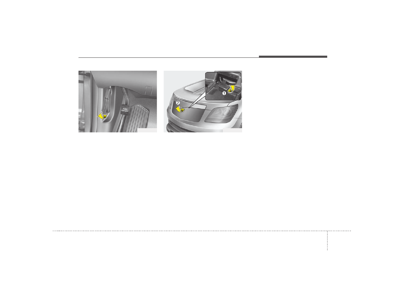 Features of your vehicle | KIA Borrego 2010 User Manual | Page 105 / 461