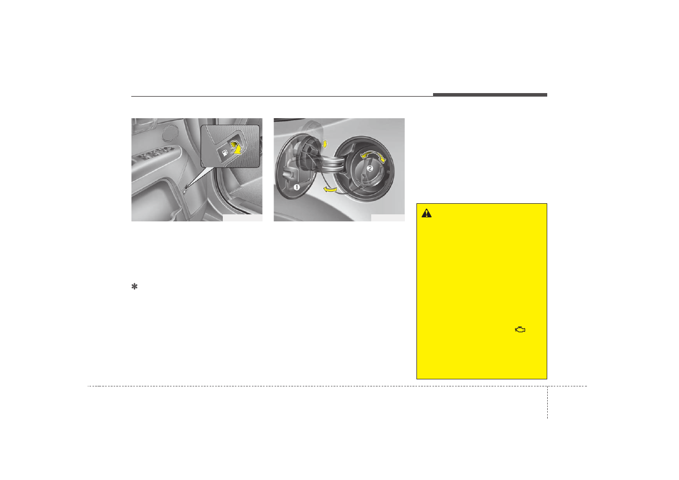 Features of your vehicle | KIA Borrego 2010 User Manual | Page 107 / 461