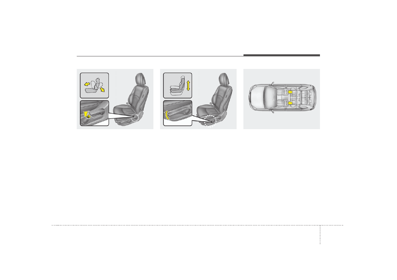 Safety features of your vehicle | KIA Borrego 2010 User Manual | Page 18 / 461