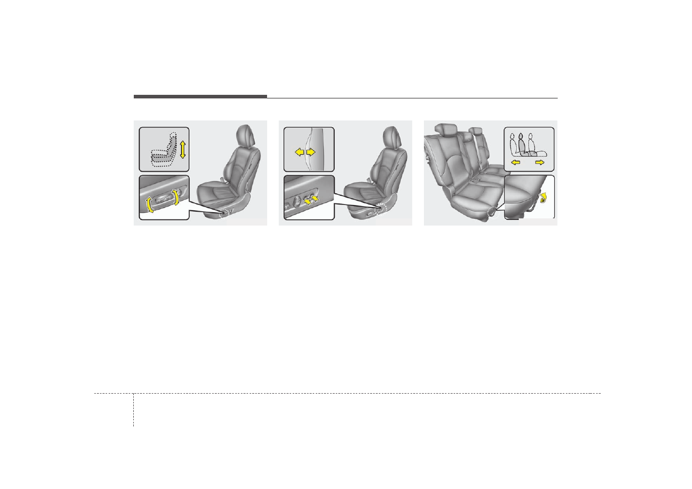 Safety features of your vehicle | KIA Borrego 2010 User Manual | Page 25 / 461