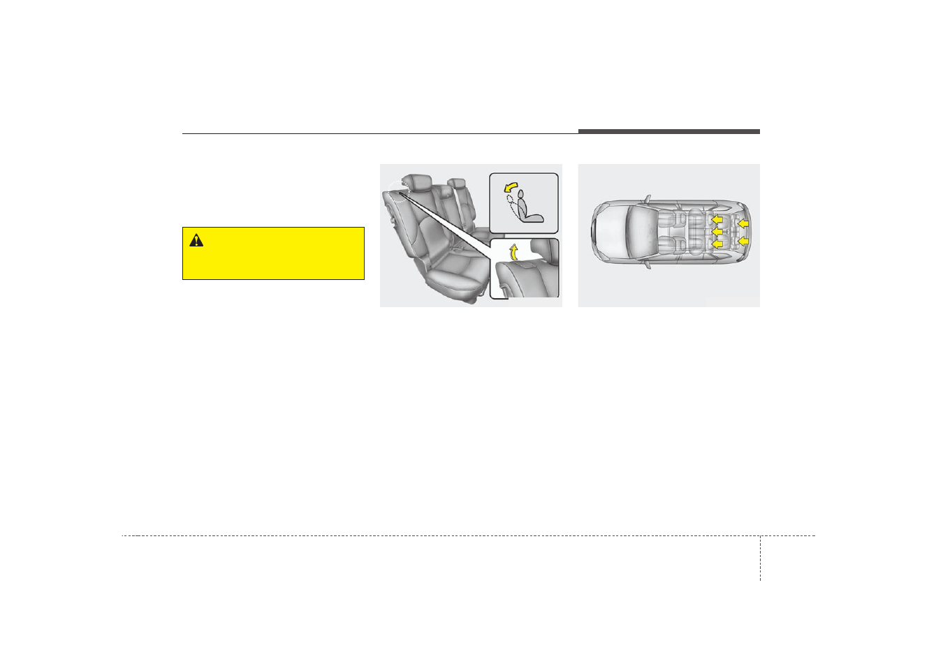 Safety features of your vehicle | KIA Borrego 2010 User Manual | Page 26 / 461