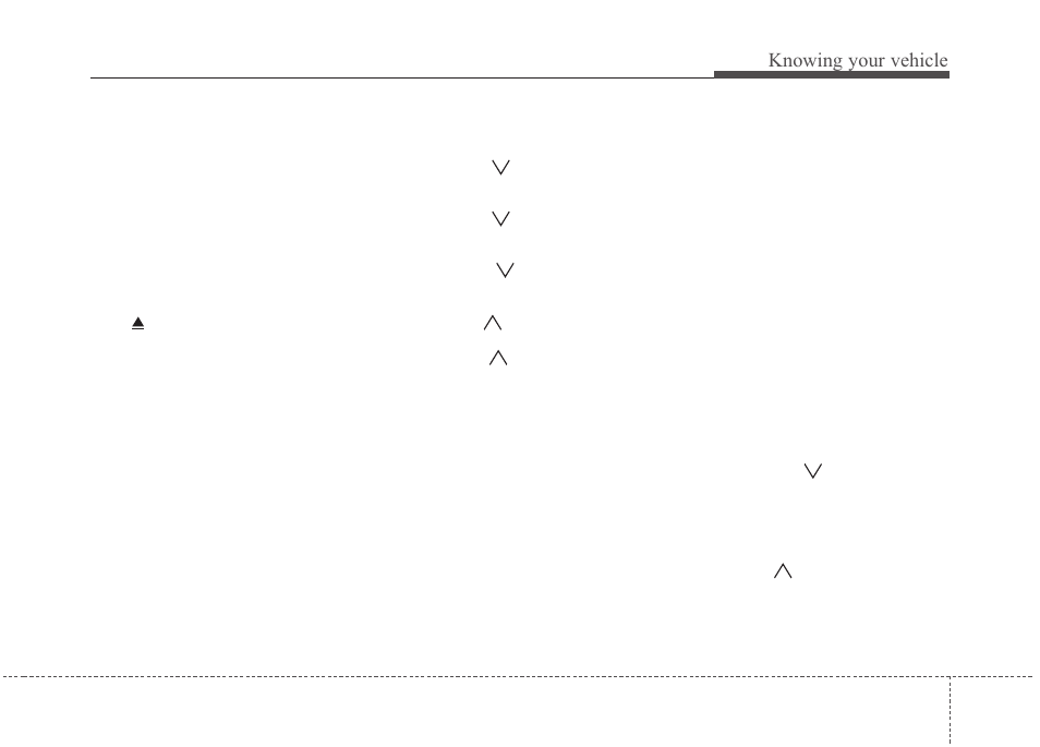 Knowing your vehicle | KIA Rio_Rio5 2010 User Manual | Page 102 / 236