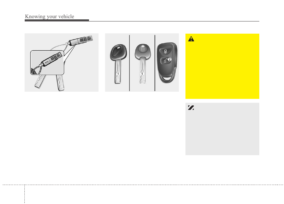 Knowing your vehicle | KIA Rio_Rio5 2010 User Manual | Page 11 / 236