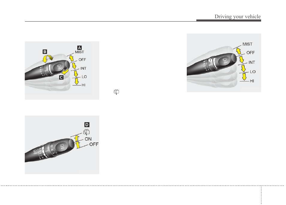 Driving your vehicle | KIA Rio_Rio5 2010 User Manual | Page 147 / 236