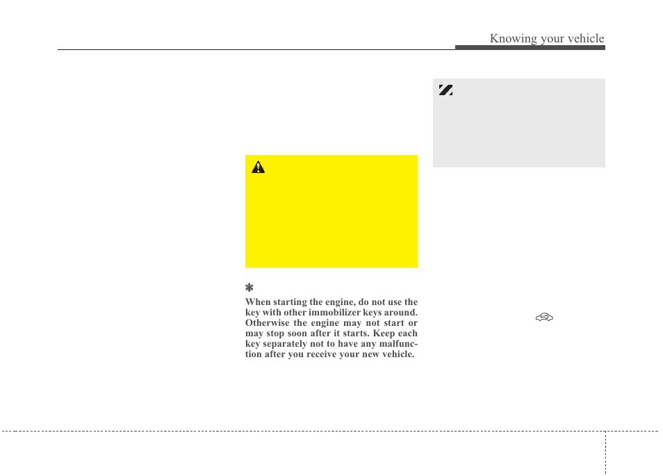 Knowing your vehicle | KIA Rio_Rio5 2010 User Manual | Page 16 / 236