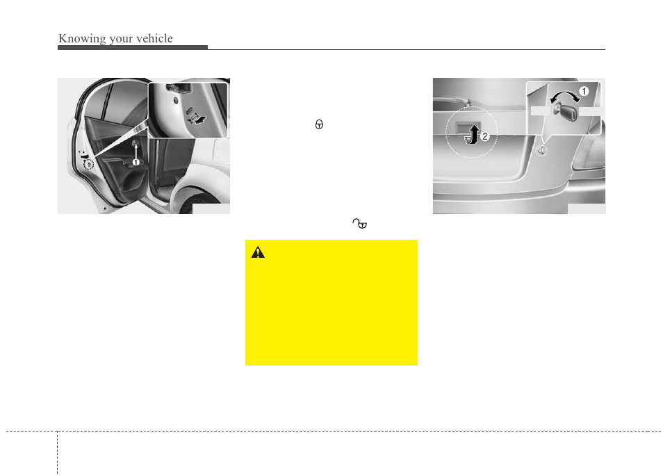 Knowing your vehicle | KIA Rio_Rio5 2010 User Manual | Page 21 / 236