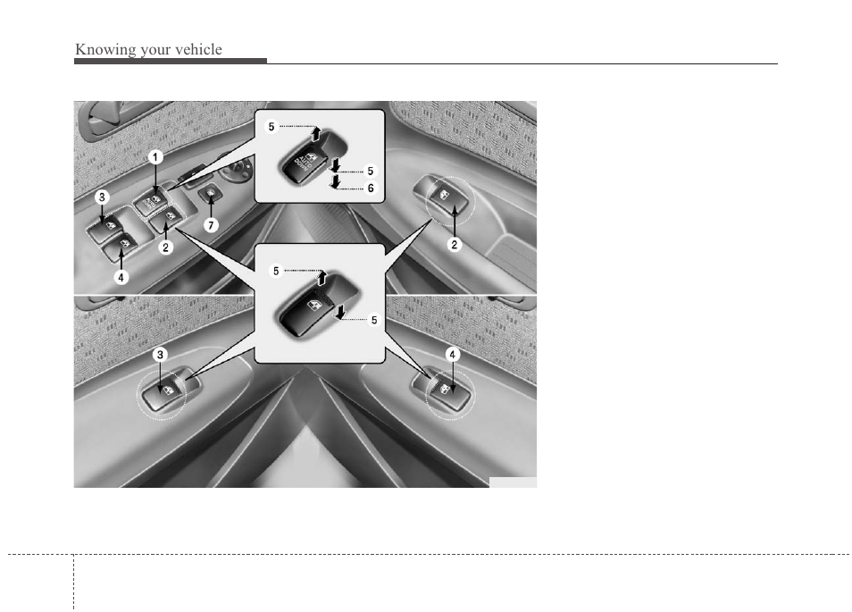 Knowing your vehicle | KIA Rio_Rio5 2010 User Manual | Page 23 / 236