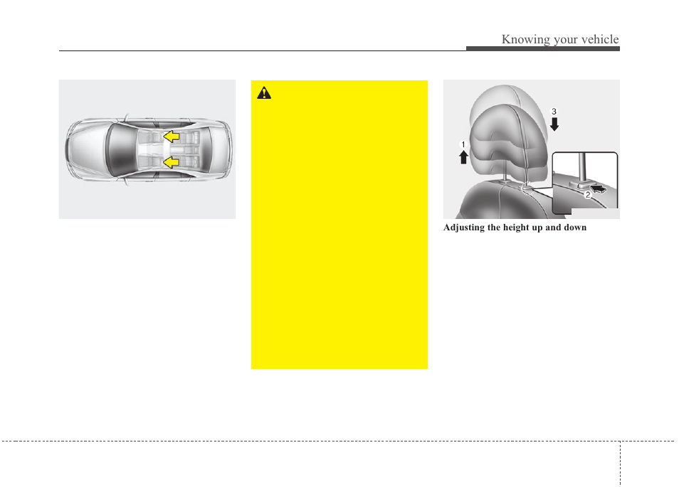 Knowing your vehicle | KIA Rio_Rio5 2010 User Manual | Page 30 / 236