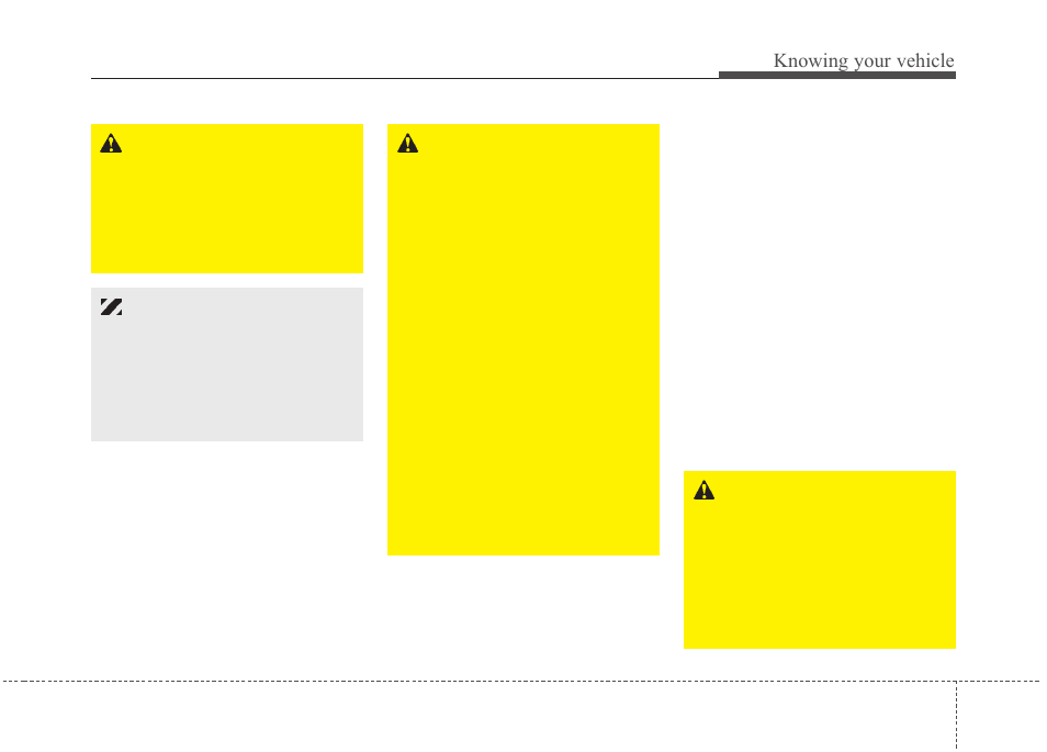 Knowing your vehicle | KIA Rio_Rio5 2010 User Manual | Page 50 / 236