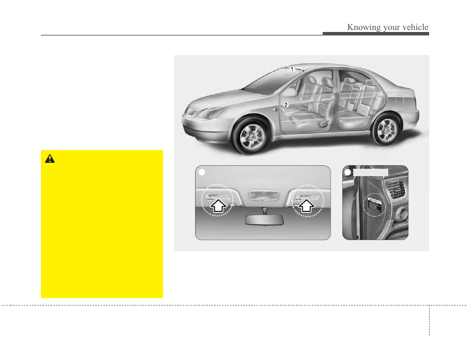 Knowing your vehicle | KIA Rio_Rio5 2010 User Manual | Page 72 / 236